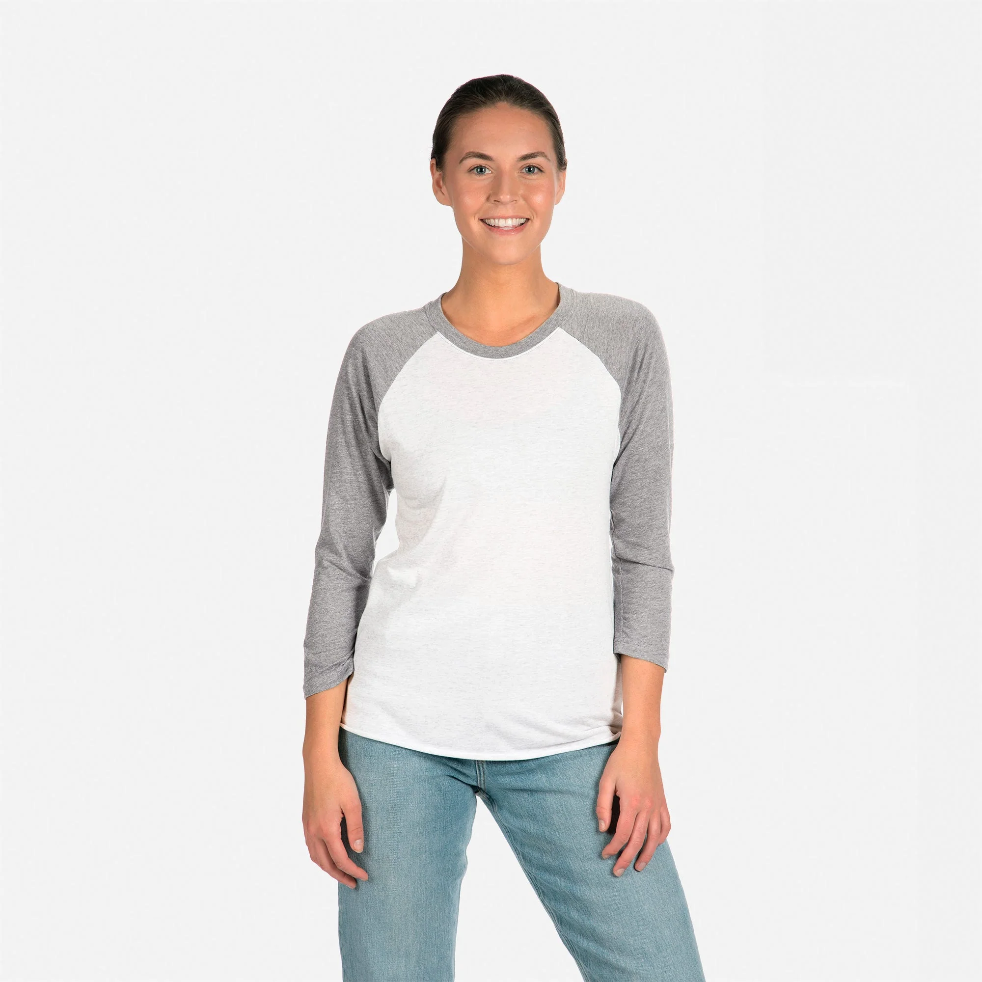 Tri-Blend 3/4 Raglan T-Shirt - Image 3