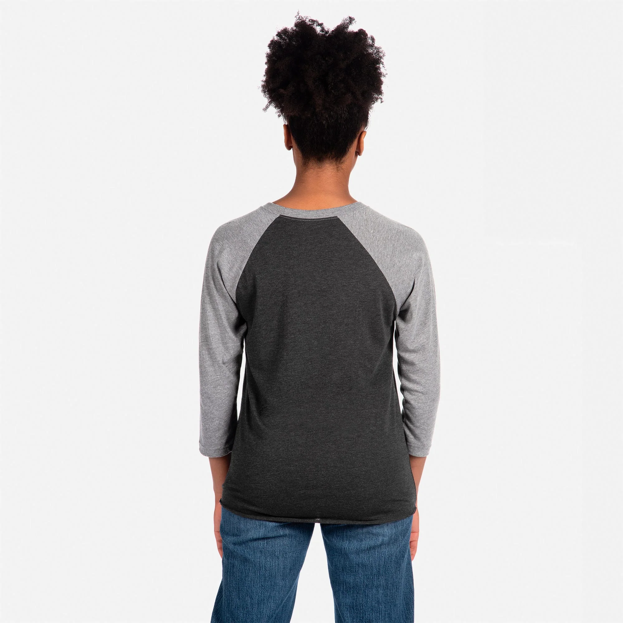 Tri-Blend 3/4 Raglan T-Shirt - Image 4