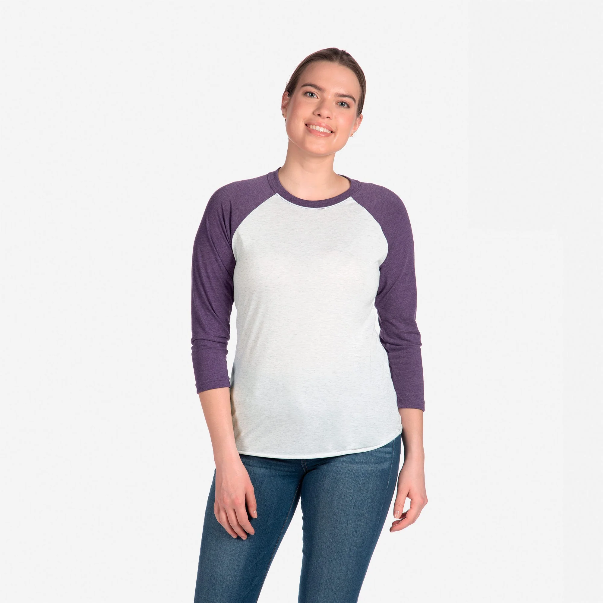 Tri-Blend 3/4 Raglan T-Shirt - Image 3