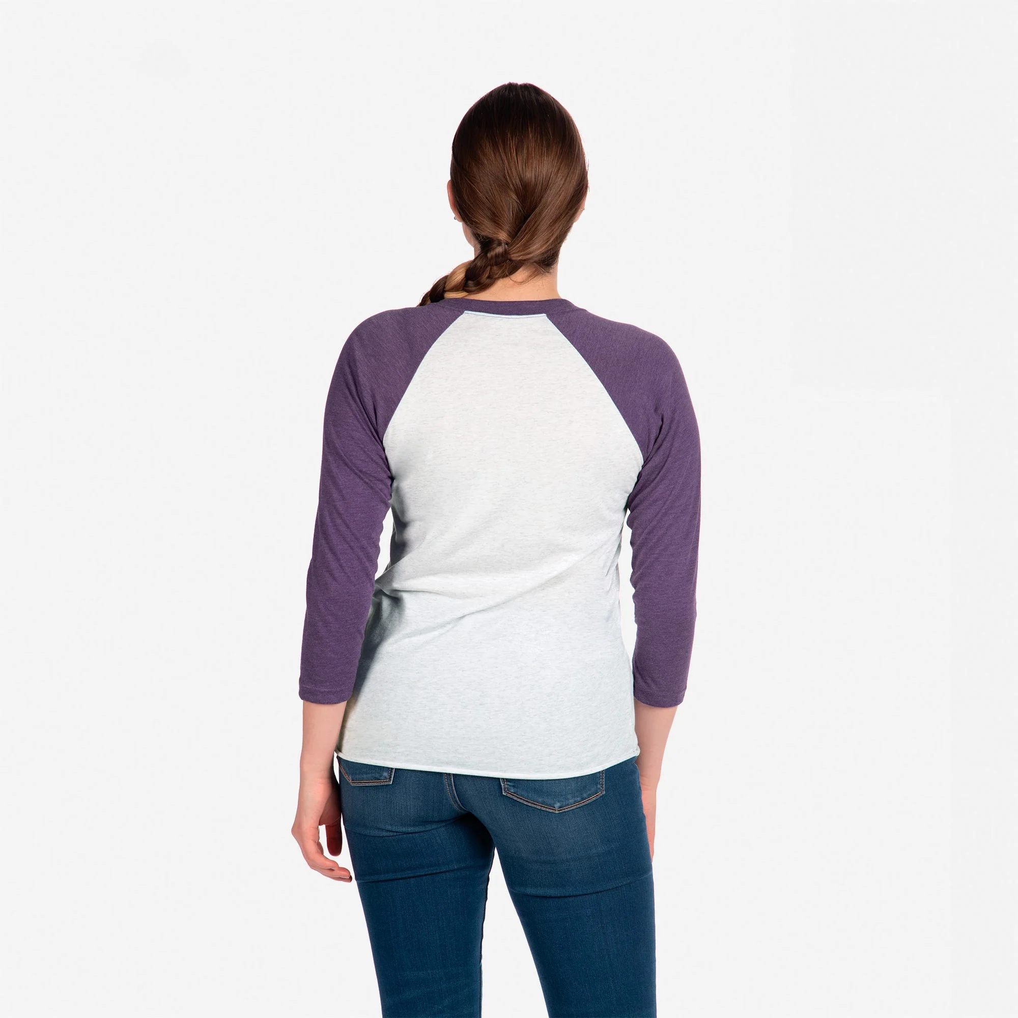 Tri-Blend 3/4 Raglan T-Shirt - Image 4