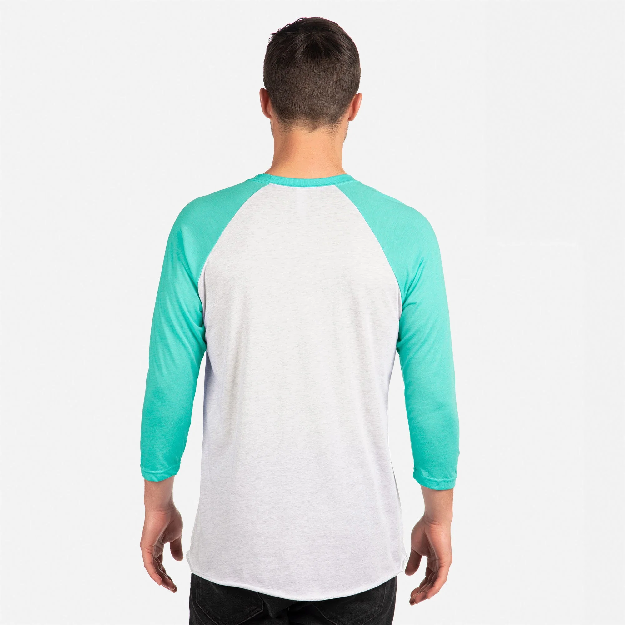 Tri-Blend 3/4 Raglan T-Shirt - Image 3