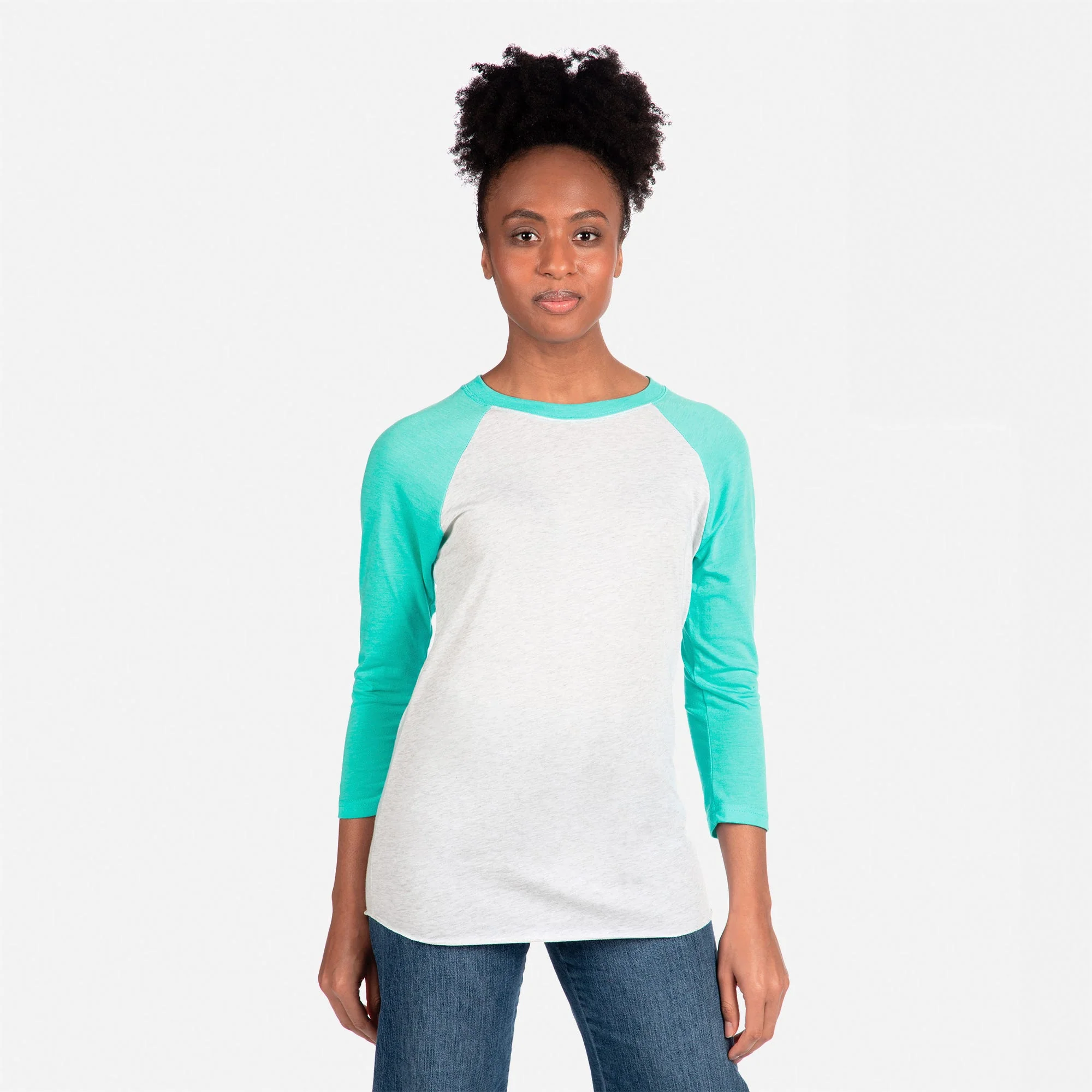 Tri-Blend 3/4 Raglan T-Shirt - Image 4