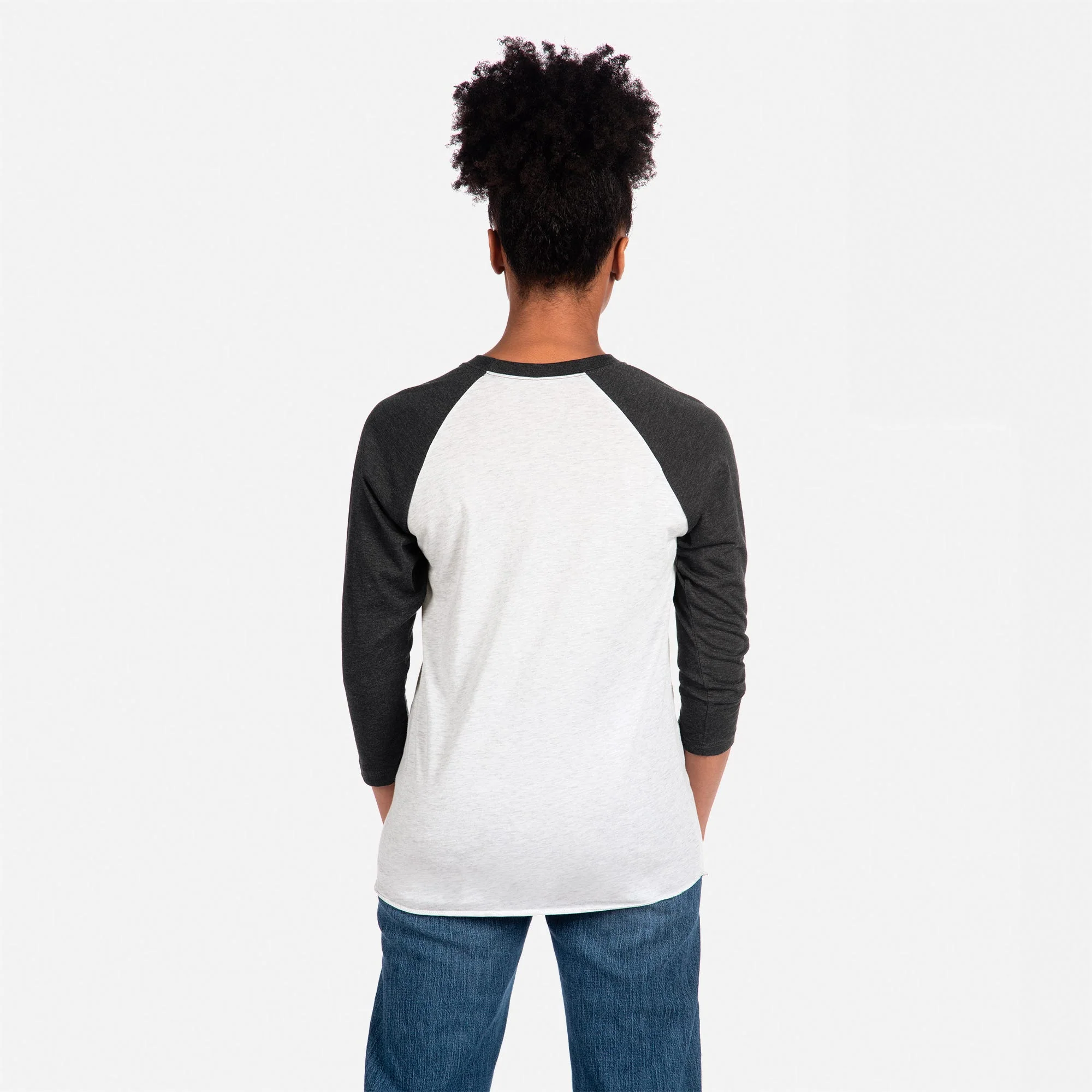 Tri-Blend 3/4 Raglan T-Shirt - Image 4