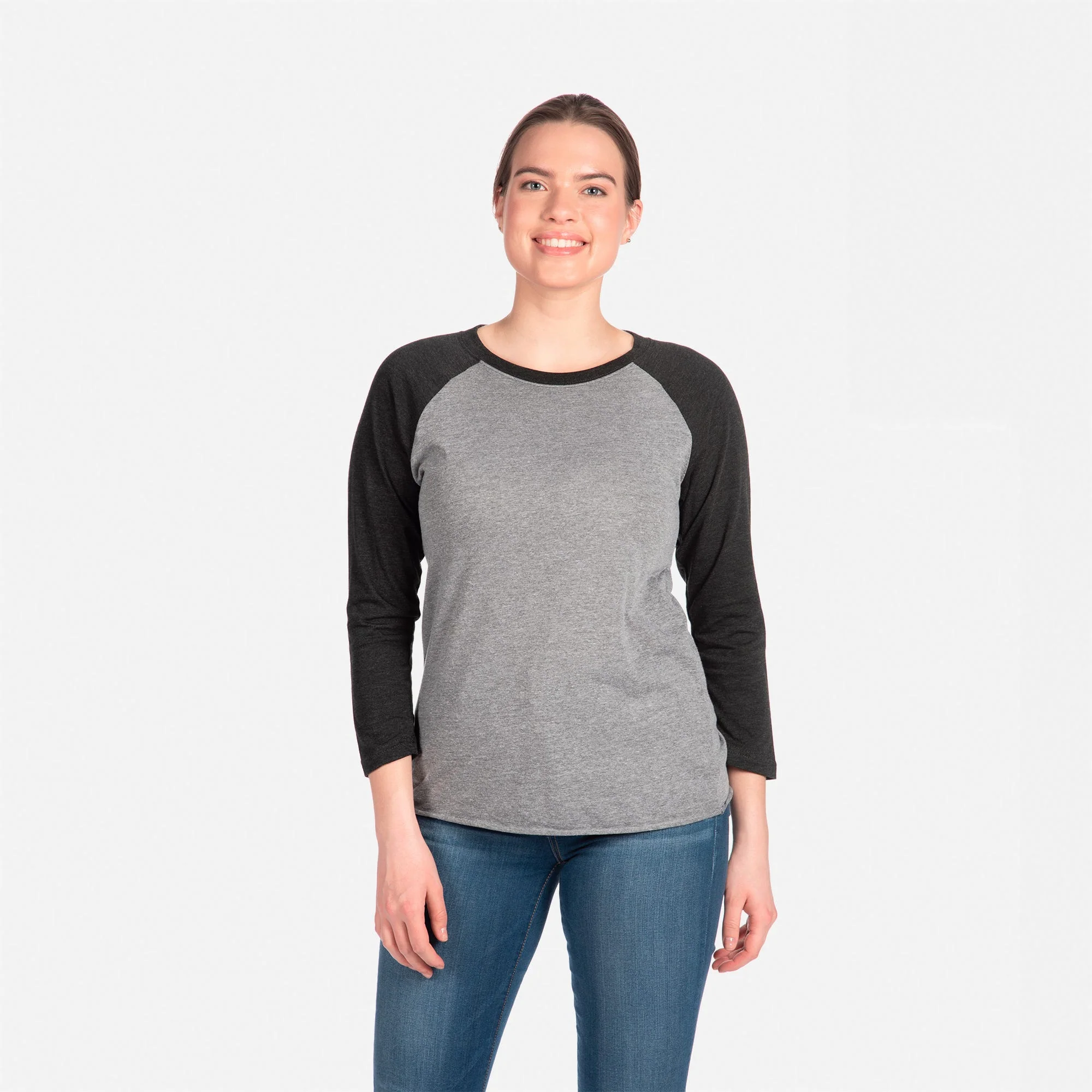 Tri-Blend 3/4 Raglan T-Shirt - Image 3