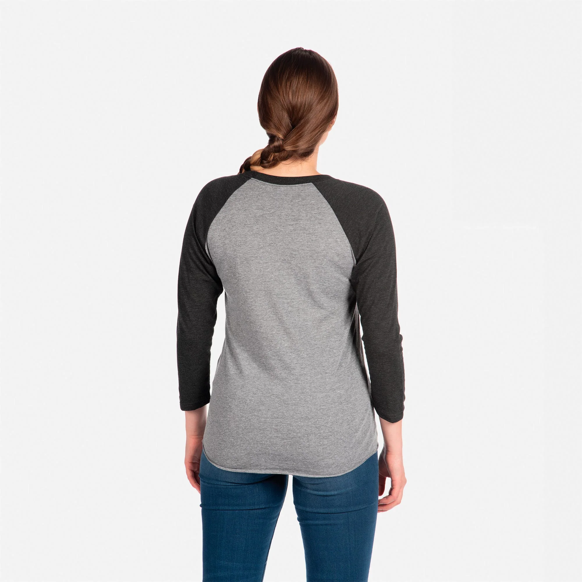 Tri-Blend 3/4 Raglan T-Shirt - Image 4