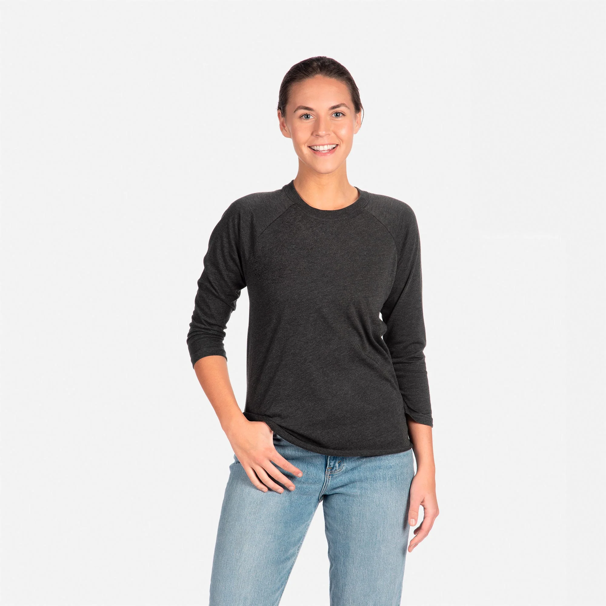 Tri-Blend 3/4 Raglan T-Shirt - Image 3