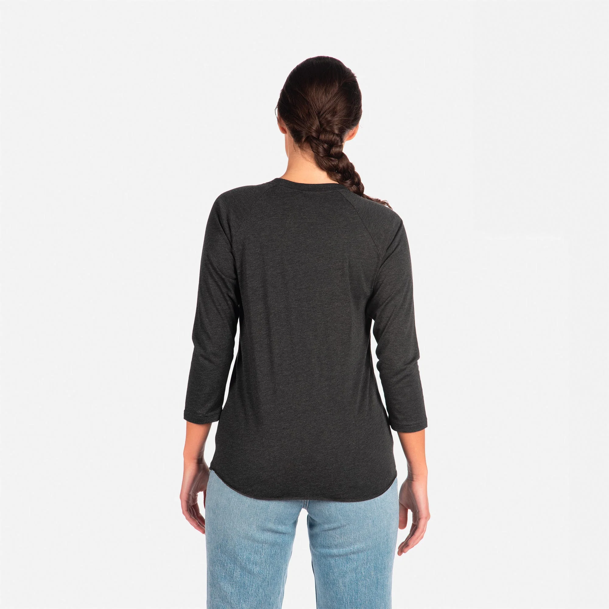 Tri-Blend 3/4 Raglan T-Shirt - Image 4