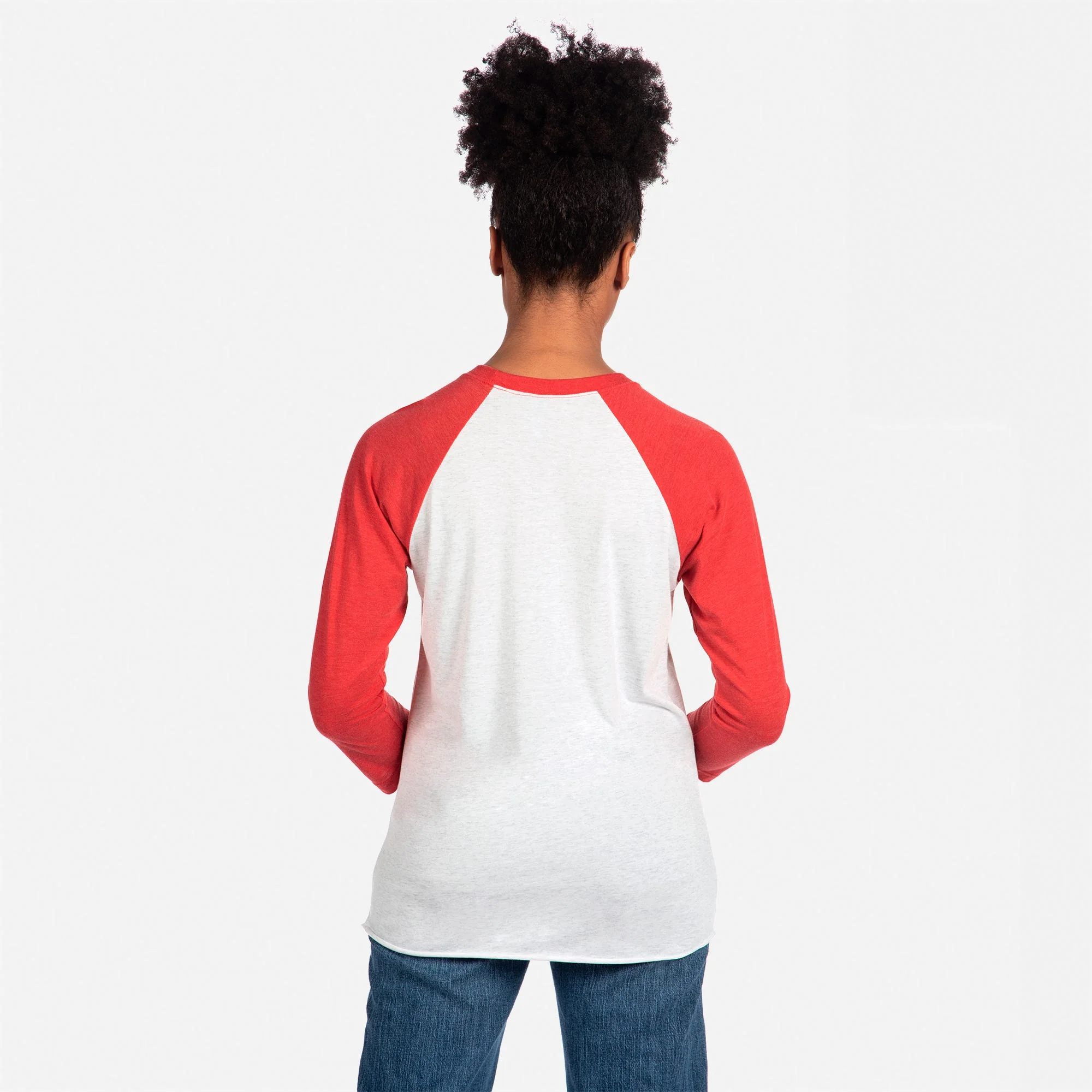 Tri-Blend 3/4 Raglan T-Shirt - Image 4