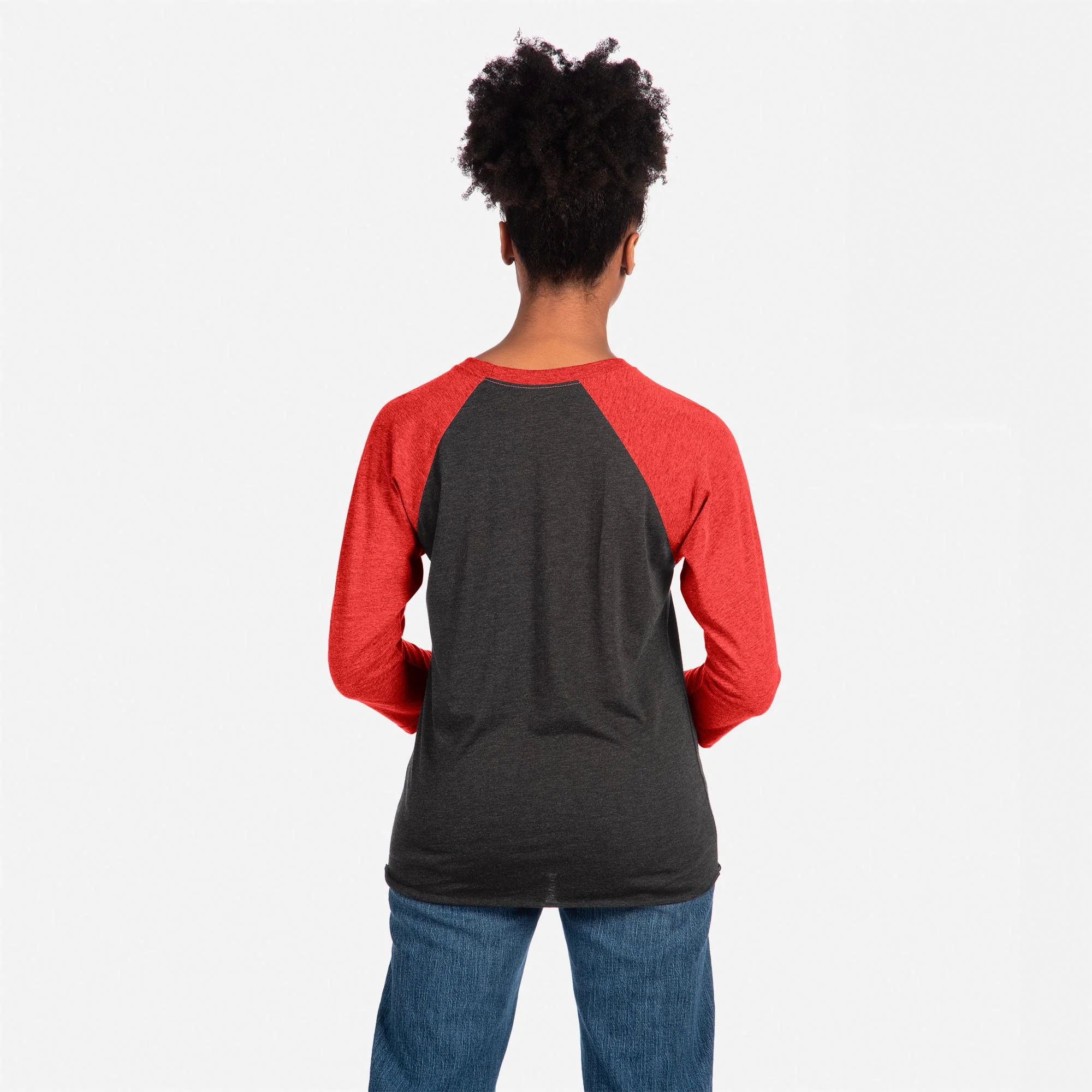 Tri-Blend 3/4 Raglan T-Shirt - Image 4
