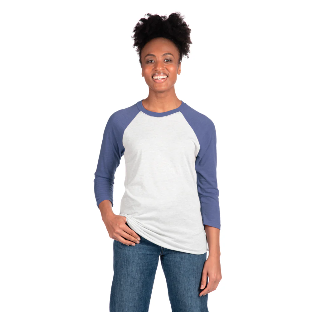 Tri-Blend 3/4 Raglan T-Shirt - Image 3