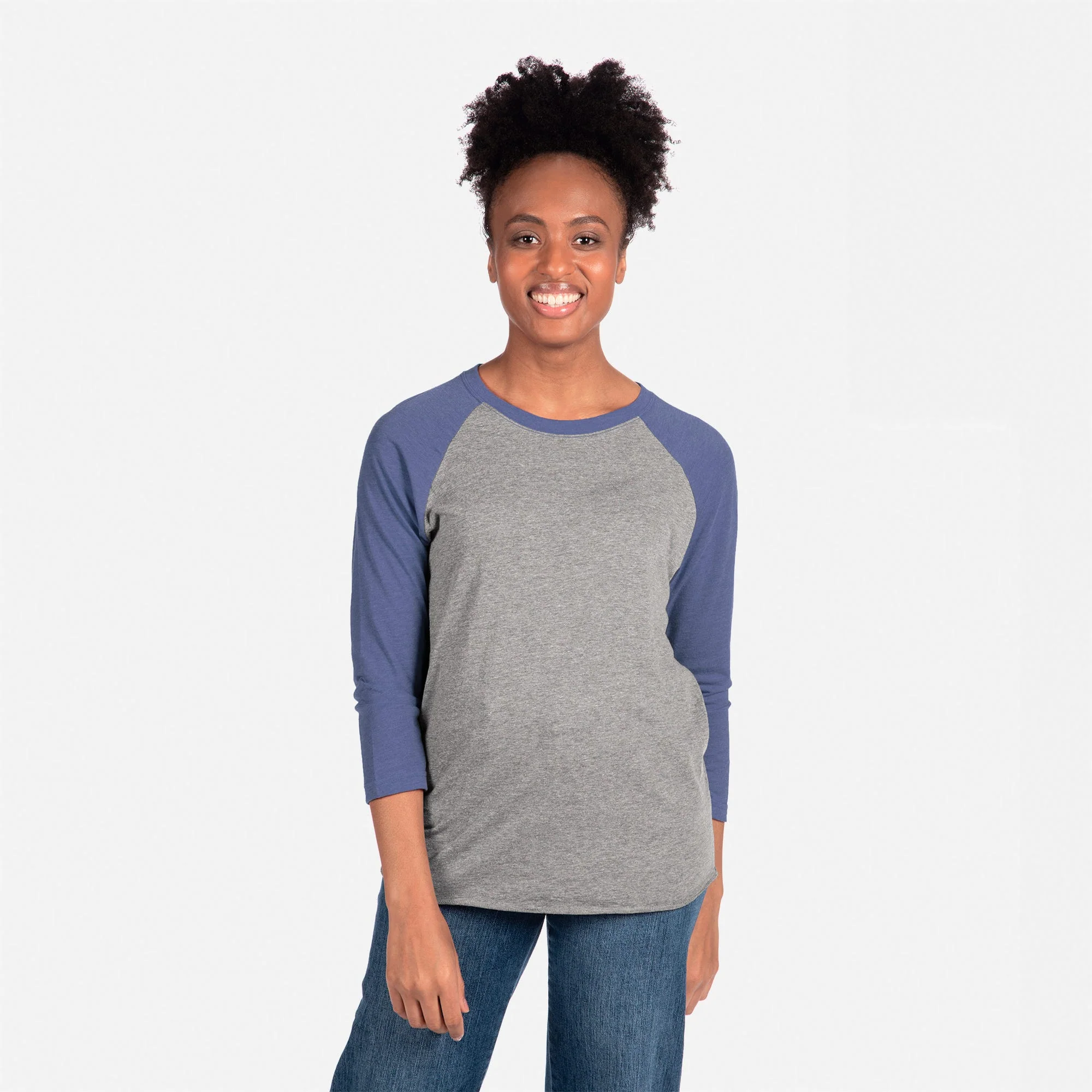 Tri-Blend 3/4 Raglan T-Shirt - Image 3
