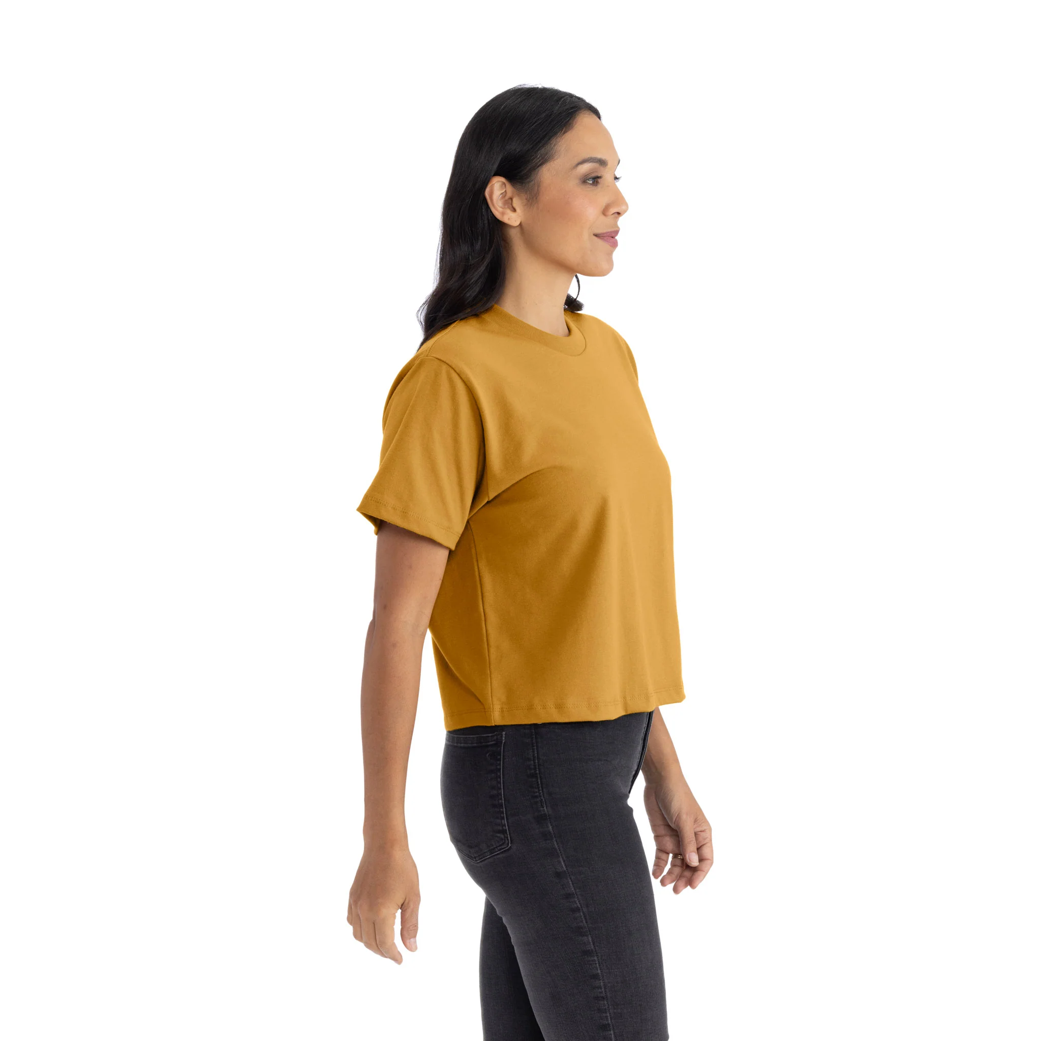 Women's Heavyweight High Waist Boxy T-Shirt - Image 3