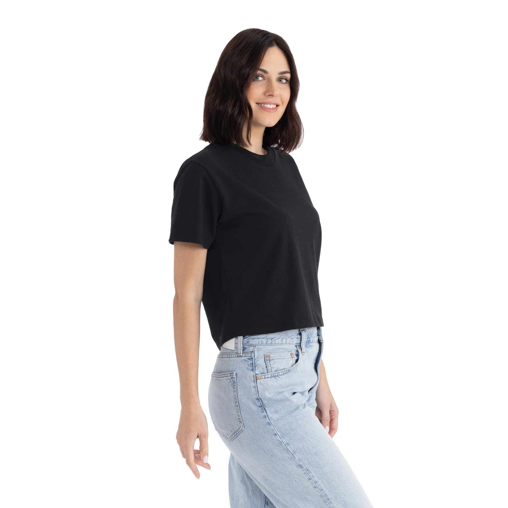 Women's Heavyweight High Waist Boxy T-Shirt - Image 3