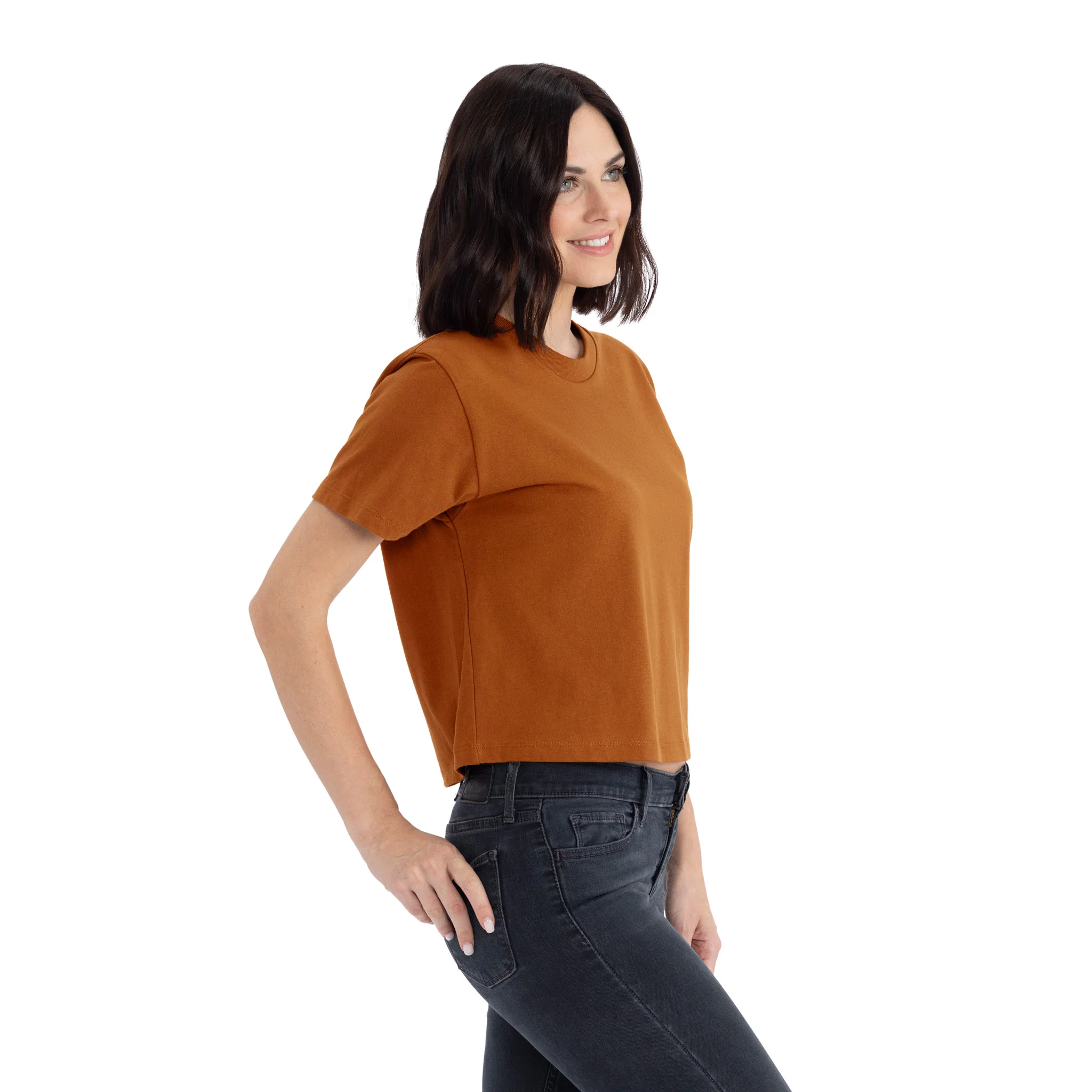 Women's Heavyweight High Waist Boxy T-Shirt - Image 3