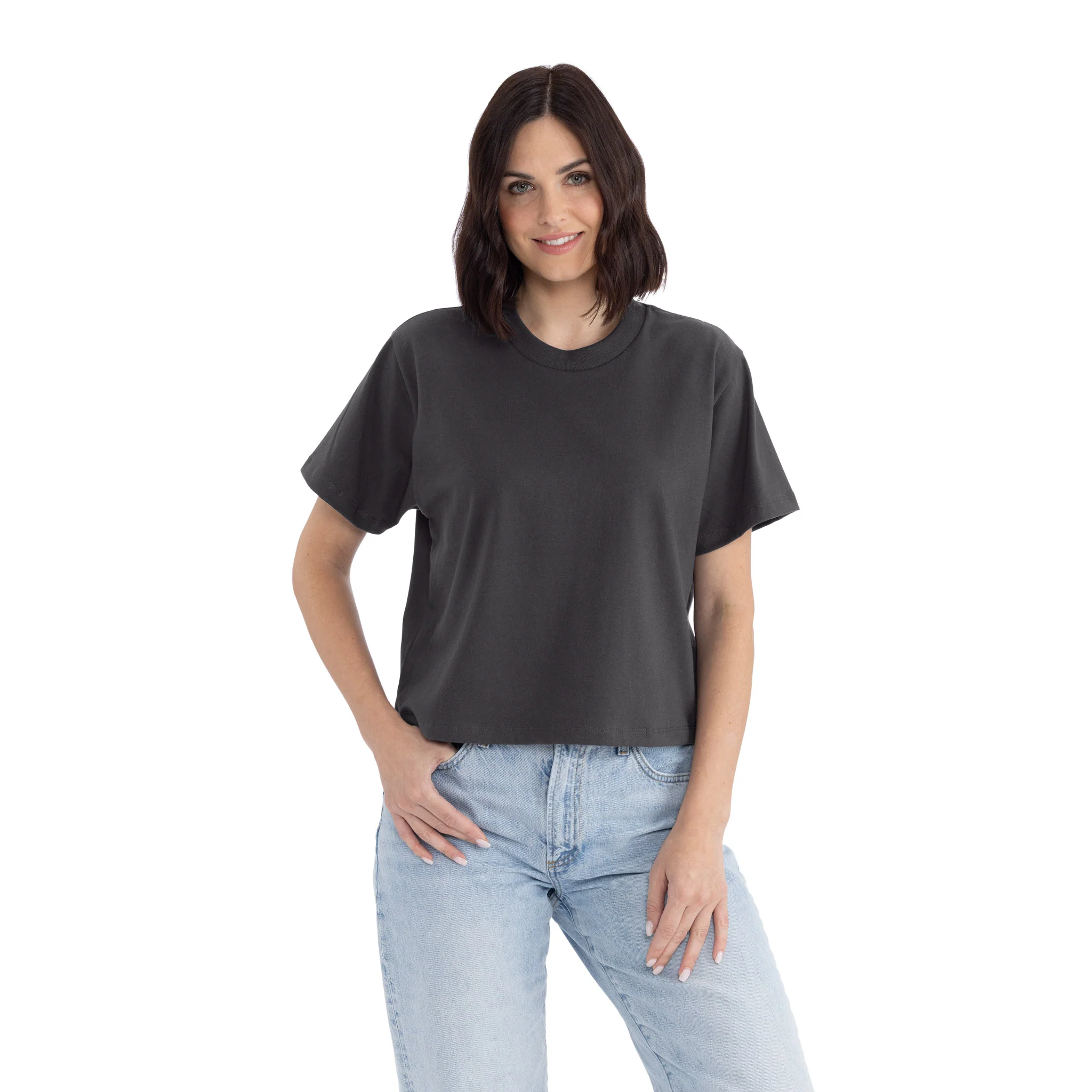 Women's Heavyweight High Waist Boxy T-Shirt
