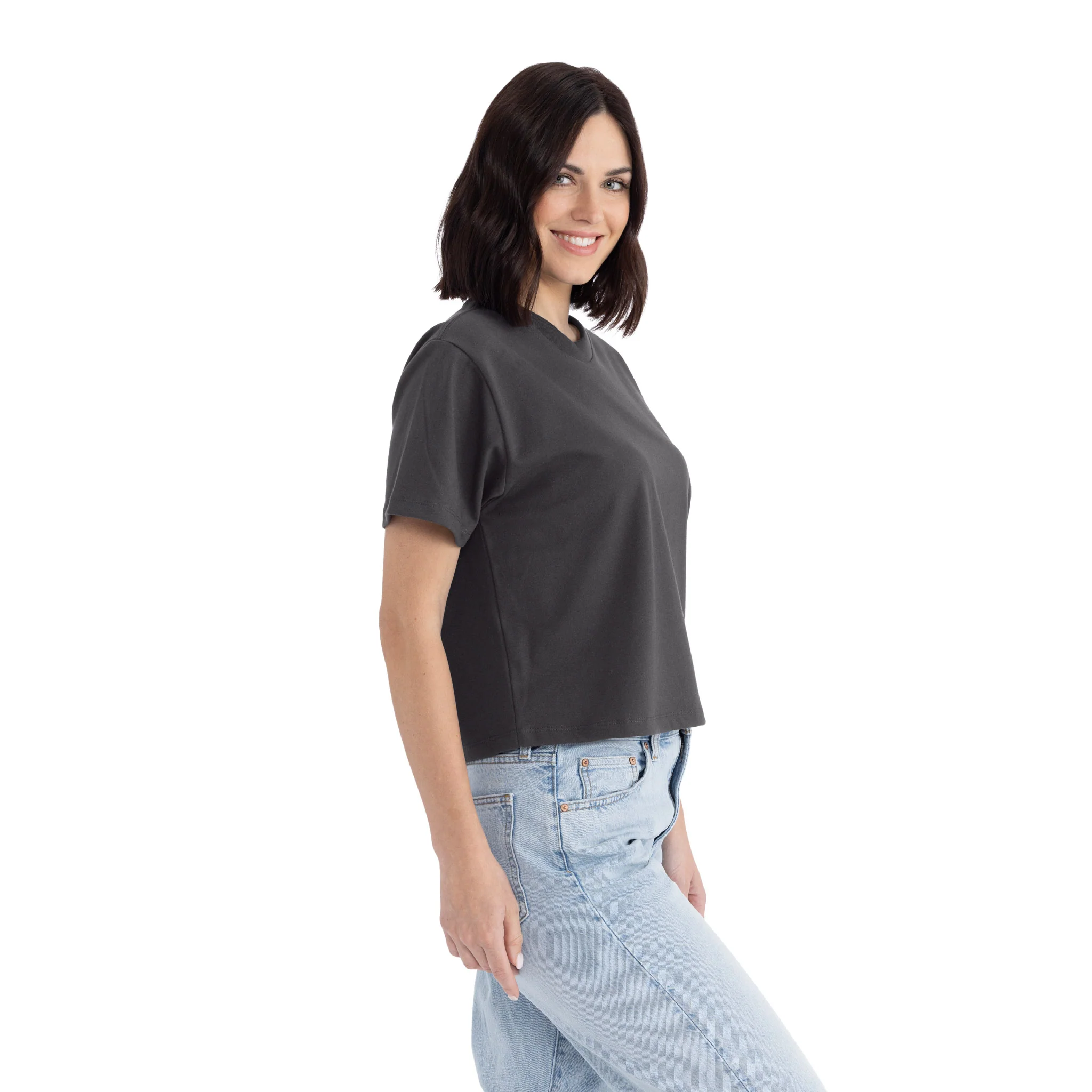 Women's Heavyweight High Waist Boxy T-Shirt - Image 3