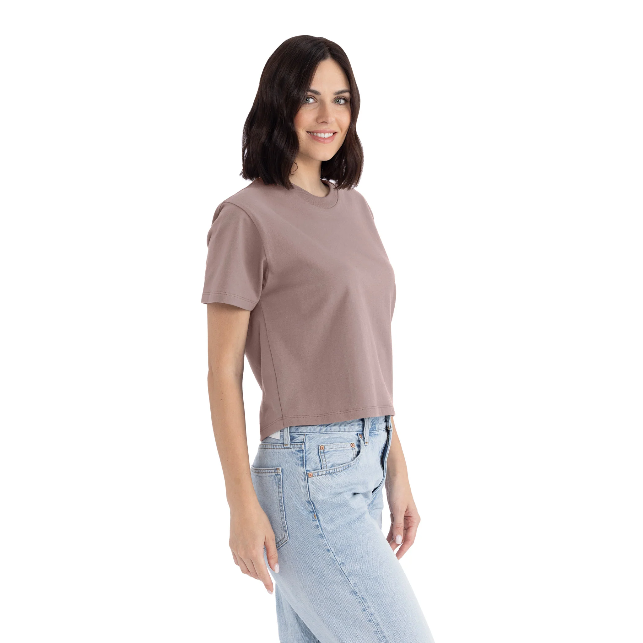 Women's Heavyweight High Waist Boxy T-Shirt - Image 3