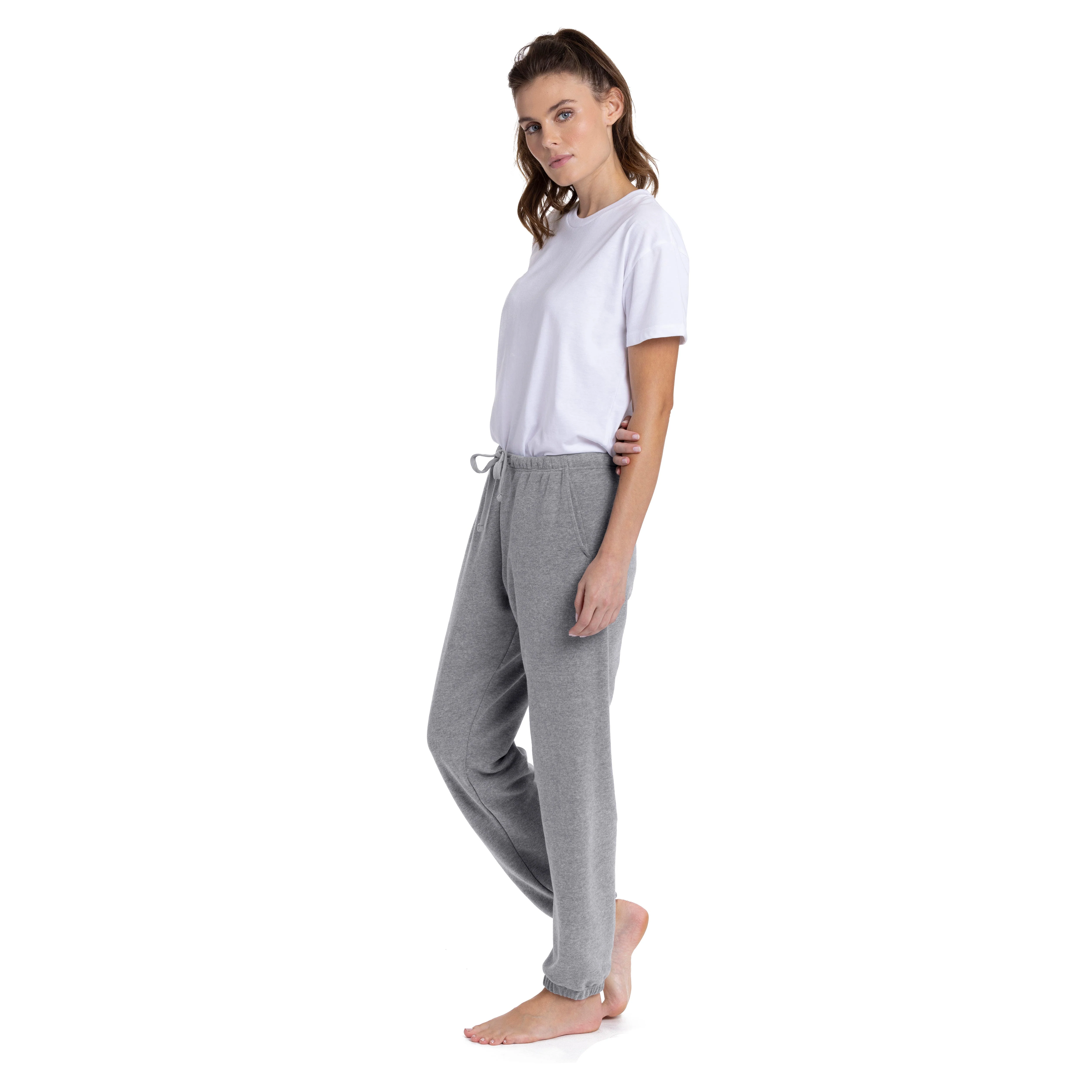 Women's sueded French Terry sweatpants - Image 3