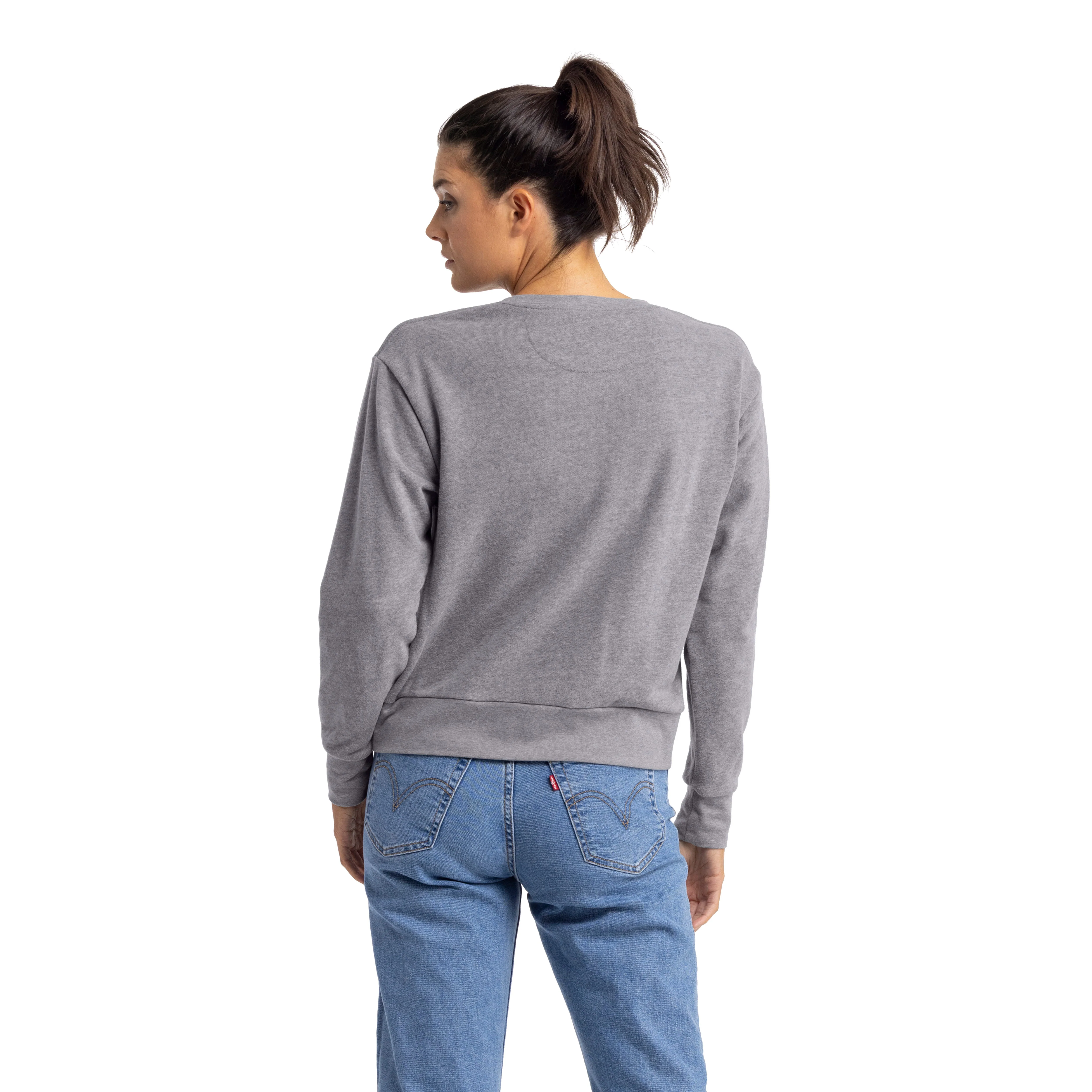 Women's Sueded French Terry Sweatshirt - Image 2