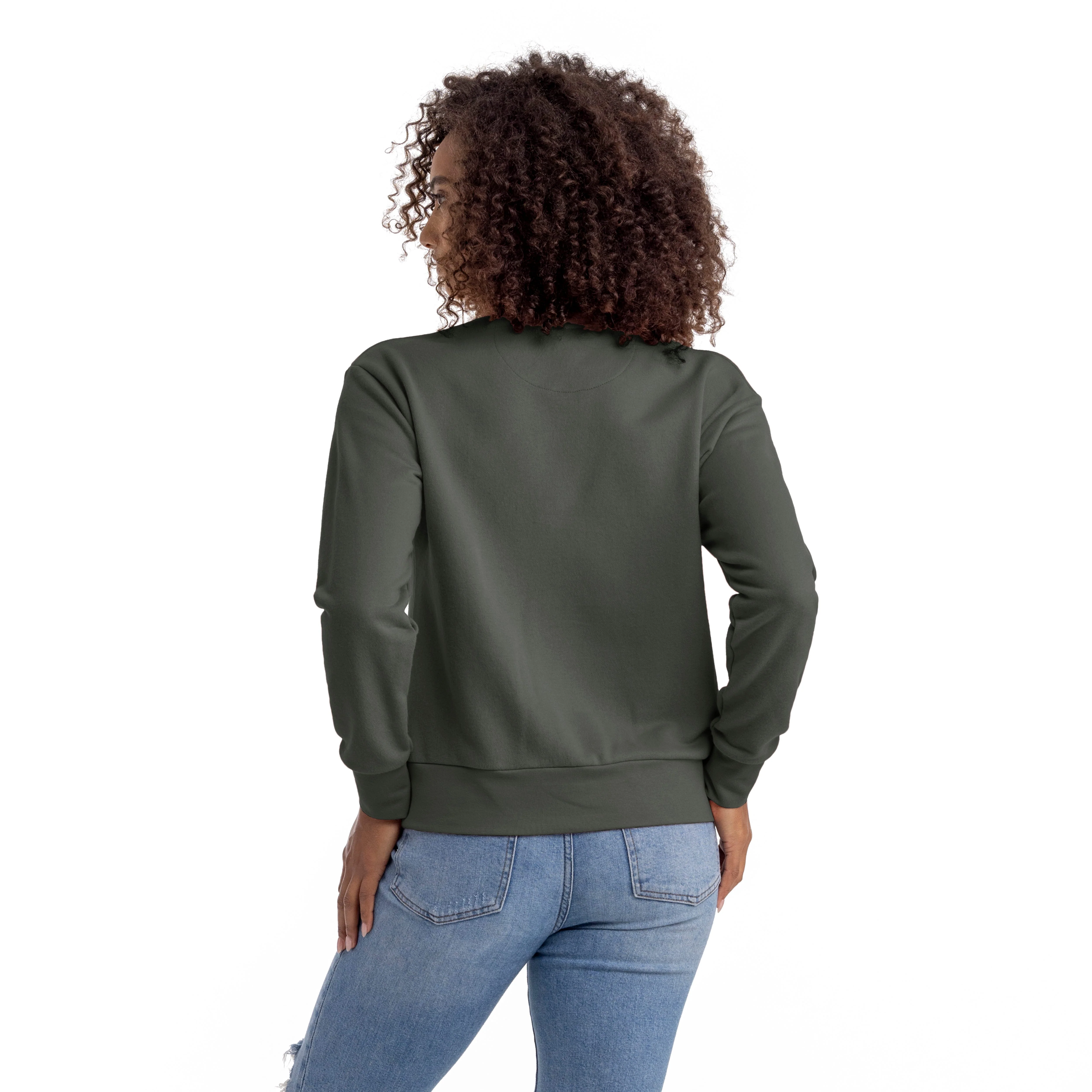 Women's Sueded French Terry Sweatshirt - Image 2