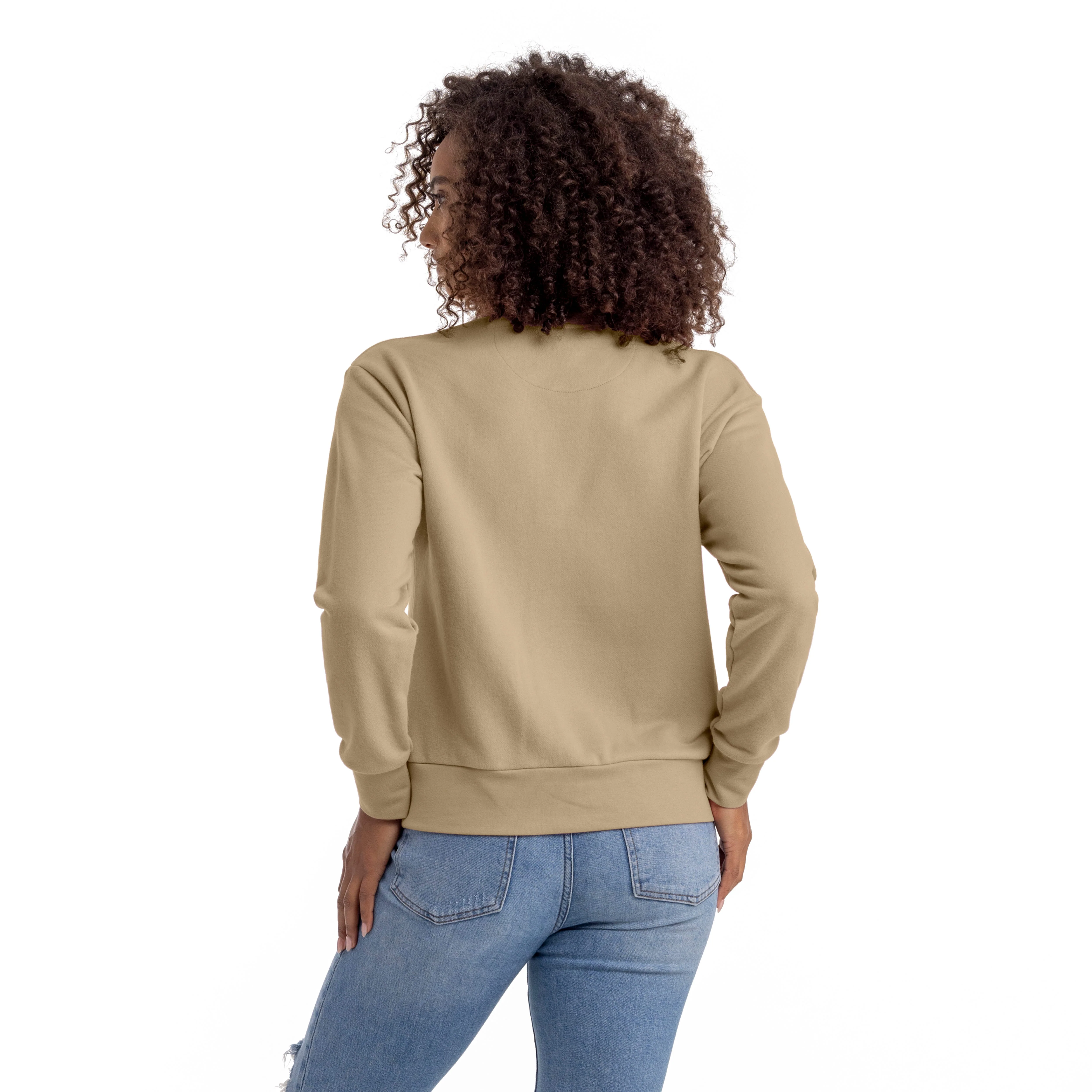 Women's Sueded French Terry Sweatshirt - Image 2