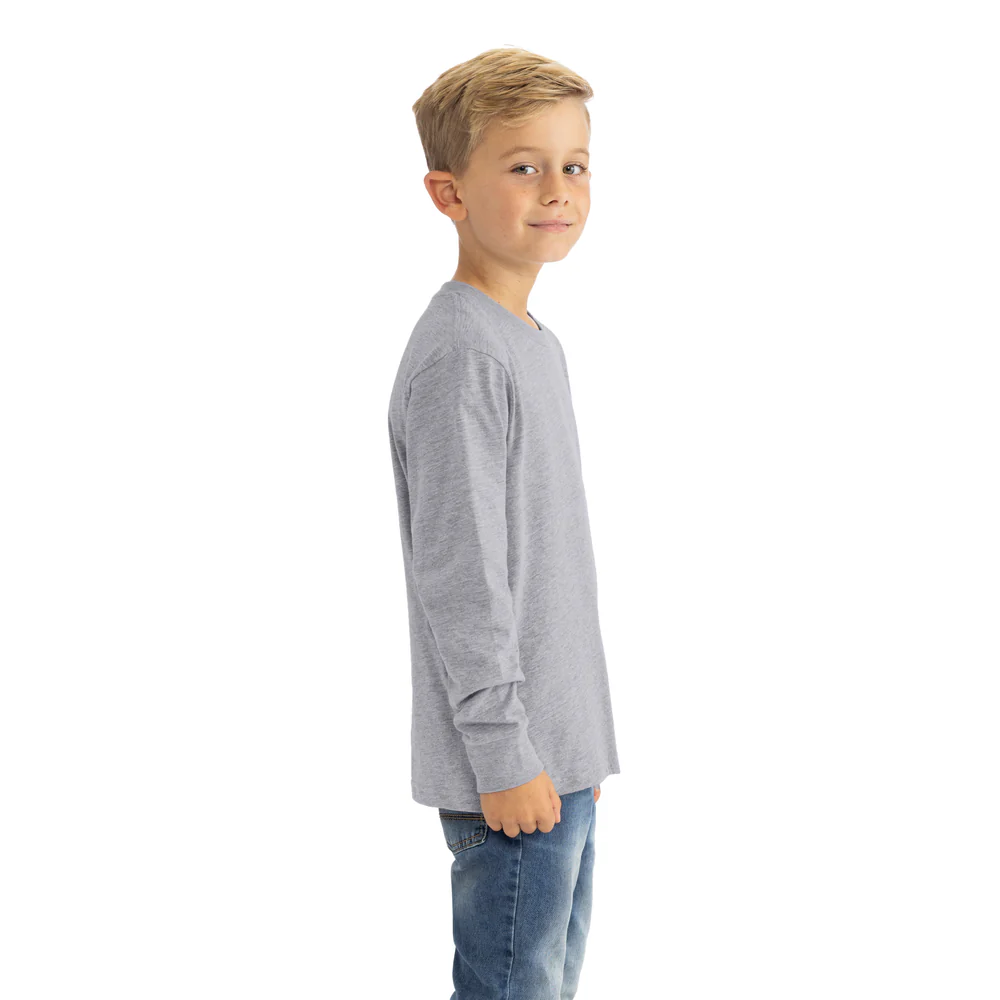 Youth Cotton Long Sleeve T-shirt - Image 3