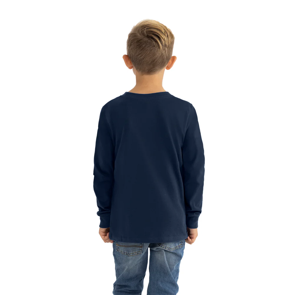 Youth Cotton Long Sleeve T-shirt - Image 2