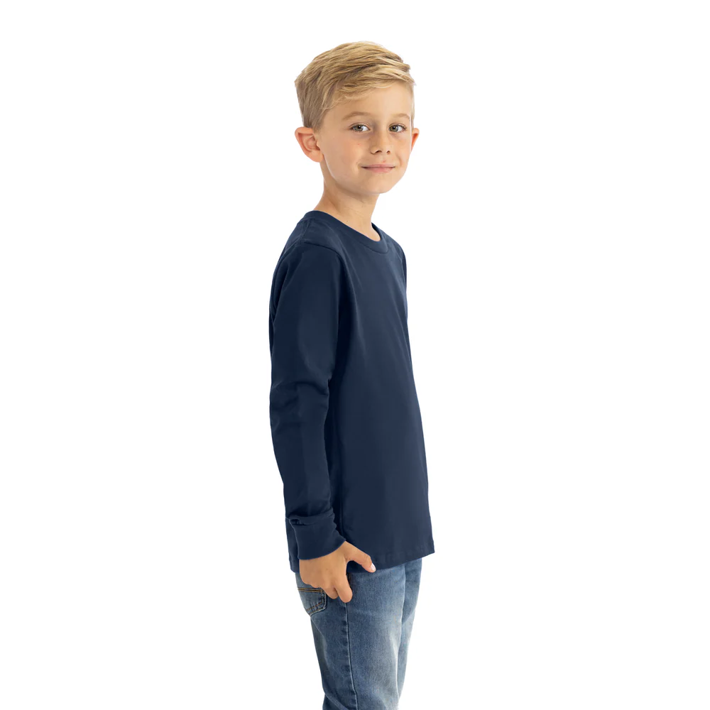 Youth Cotton Long Sleeve T-shirt - Image 3