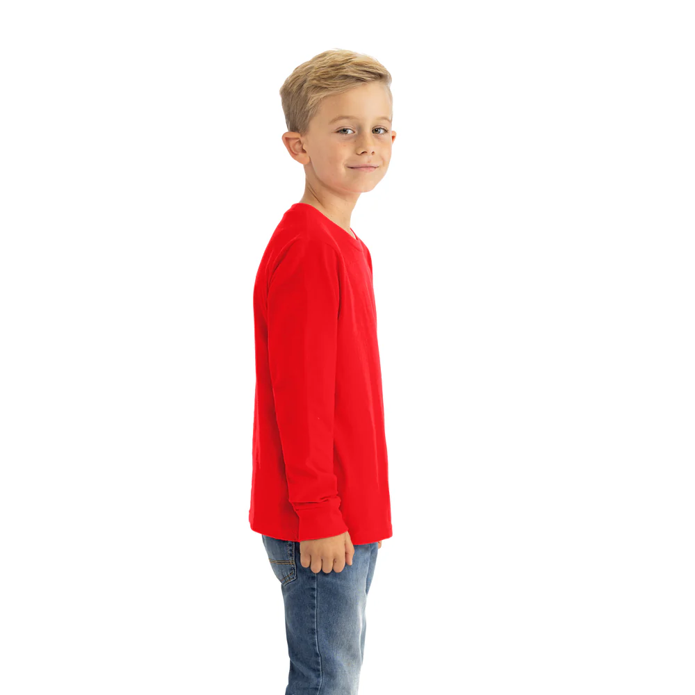 Youth Cotton Long Sleeve T-shirt - Image 3