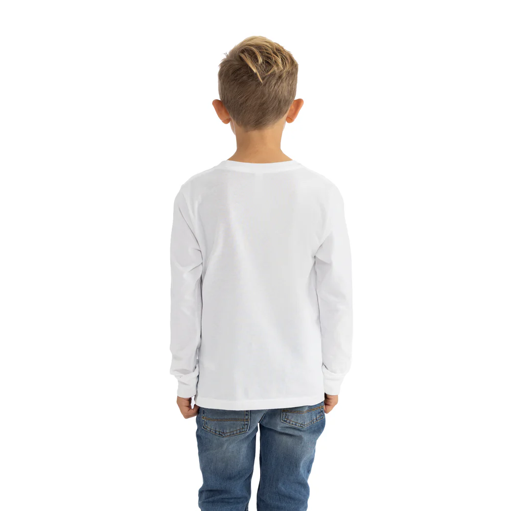 Youth Cotton Long Sleeve T-shirt - Image 2