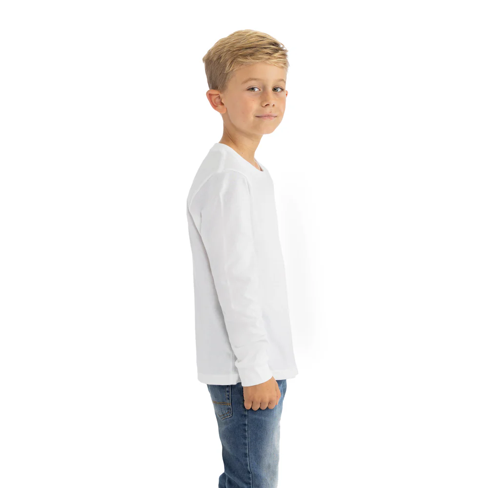 Youth Cotton Long Sleeve T-shirt - Image 3